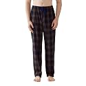 Jveyvth Mens Pajama Pants Flannel Cotton Plaid Sleep &amp; Lounge Pants, PJ Bottoms with Pockets and Button Fly