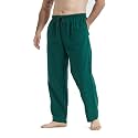 Jveyvth Mens Pajama Pants Flannel Cotton Plaid Sleep &amp; Lounge Pants, PJ Bottoms with Pockets and Button Fly