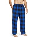 Jveyvth Mens Pajama Pants Flannel Cotton Plaid Sleep &amp; Lounge Pants, PJ Bottoms with Pockets and Button Fly