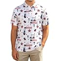 Mens Polo Shirts Short Sleeve Print Golf Shirts Gifts for Men