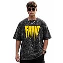 Mens Premium Branded Oversized Acid Wash T