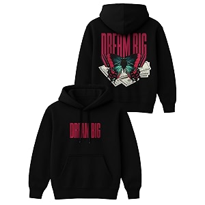 Mens Printed Hoodie for Men Premium Casual