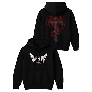 Mens Printed Hoodie for Men Premium Casual