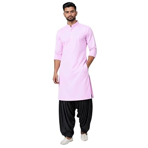 Mens Pure Coton Kurta Dhoti Set