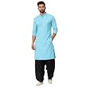 Mens Pure Coton Kurta Dhoti Set 