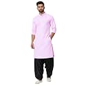 Mens Pure Coton Kurta Dhoti Set 