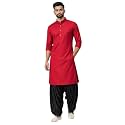 Mens Pure Coton Kurta Dhoti Set 