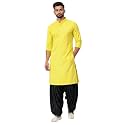 Mens Pure Coton Kurta Dhoti Set 