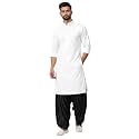 Mens Pure Coton Kurta Dhoti Set 