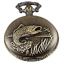 Men's Pocket Watch, Arabic Digital Dial Pocket Watches with Chain