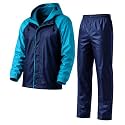 Mens Raincoat Suit with Pant Set Eluxia Series | Waterproof Lightweight Breathable Rain Wear | Elastic Cuff &amp; Waterproof Zipper Raincoat for men waterproof