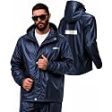 Mens Raincoat Suit with Pant Set Glamoura