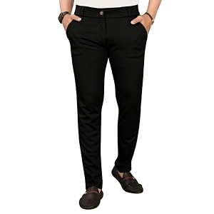 Mens Regular Fit Casual Ankle Chino Trouser