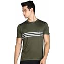 Mens Round Neck T-Shirt for Workout and