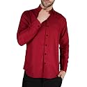 Mens Slim fit Solid Casual Cotton Shirt