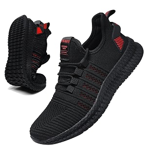 Mens Slip On Walking Shoes Lightweight Breathable