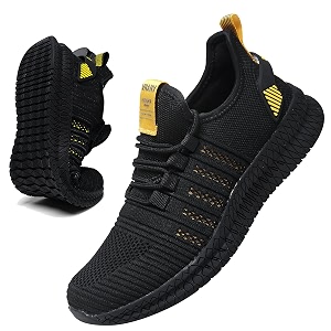 Mens Slip On Walking Shoes Lightweight Breathable