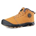 Mens Snow Boots, Mens Winter Boots, Mens Winter Trekking Snow Boots, Winter Boots for Men Waterproof Fur Lined Warm Winter Boots Men Lace up Snow Ankle Shoes Outdoor Anti-Slip Lightweight Hiking Boot