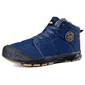 Mens Snow Boots, Mens Winter Boots, Mens Winter Trekking Snow Boots, Winter Boots for Men Waterproof Fur Lined Warm Winter Boots Men Lace up Snow Ankle Shoes Outdoor Anti-Slip Lightweight Hiking Boot