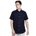 Dennis Lingo Mens Spread Collar Poly Linen