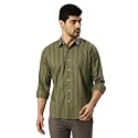 Mens Striped Slim Fit Cotton Casual Shirt
