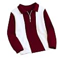 Mens Stylish Half Zipper Collared Neck Tshirt