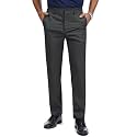Mens Tall Classic Fit Flex Flat Front Dress Pants for Business &amp; Office