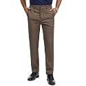 Mens Tall Classic Fit Flex Flat Front Dress Pants for Business &amp; Office
