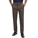 Mens Tall Classic Fit Flex Flat Front Dress Pants for Business &amp; Office