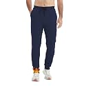 Mens Tall Fleece Lined Sweatpants 34/36/38/40 Inseam Joggers Zip Pockets