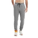 Mens Tall Fleece Lined Sweatpants 34/36/38/40 Inseam Joggers Zip Pockets