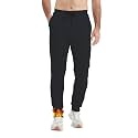 Mens Tall Fleece Lined Sweatpants 34/36/38/40 Inseam Joggers Zip Pockets