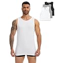 Mens Tall Sleeveless Undershirt Lightweight Breathable S-4XL (1&amp;3 Pack)
