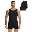 Mens Tall Sleeveless Undershirt Lightweight Breathable S-4XL (1&amp;3 Pack)