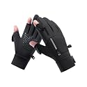 Mens Warm Work Gloves Womens Winter Running Gloves Touchscreen Ski Glove Cold Weather Gear for Cycling Working