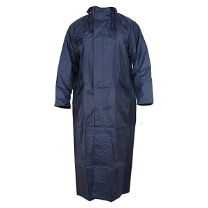 Mens Waterproof Raincoat Blue Free Size
