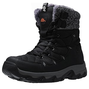 Mens Winter Snow Boots Water Resistant Non