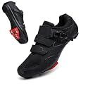 Mens Womens Cycling Shoes Compatible with Peloton Indoor Bicycle Pedals Clip in Road Bike Shoes Pre-Installed with Look Delta Cleats