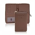 Mensch Faux Leather Travel Passport Holder RFID