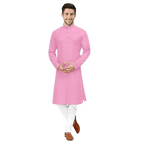 men39s cotton straight kurta pyjama set