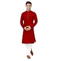 Men's Cotton Straight Kurta Pyjama Set