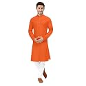 Men's Cotton Straight Kurta Pyjama Set