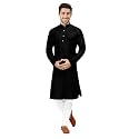 Men's Cotton Straight Kurta Pyjama Set