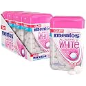 Mentos Always White Bubble Fresh Sugar Free Chewing Gum with Xylitol Sweetener,Bottle,Bottles,100 Count (Pack of 8)