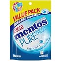 Mentos Pure Fresh Sugar Free Gum With Xylitol, Fresh Mint, Bag, 120 Count (Pack of 6)