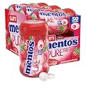 Mentos Sugar Free Gum with Xylitol, Strawberry, Bottle 50 Count (Pack of 36)