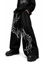 Mentry Graphic Print Men Grey Track Pants