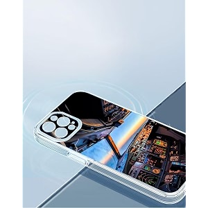 phone case compatible with iphone 15 pro flying pilot captain co plane cockpit airplane europe shockproof soft side striped phone cover