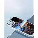 Phone Case Compatible with iPhone 15 Flying Pilot Captain Co Plane Cockpit Airplane Europe Shockproof Soft Side Striped Phone Cover