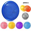 Meooeck 9 Pcs Balance Pod Kit, 1 Pad, 3 Pods, 4 Balls, 1 Pum